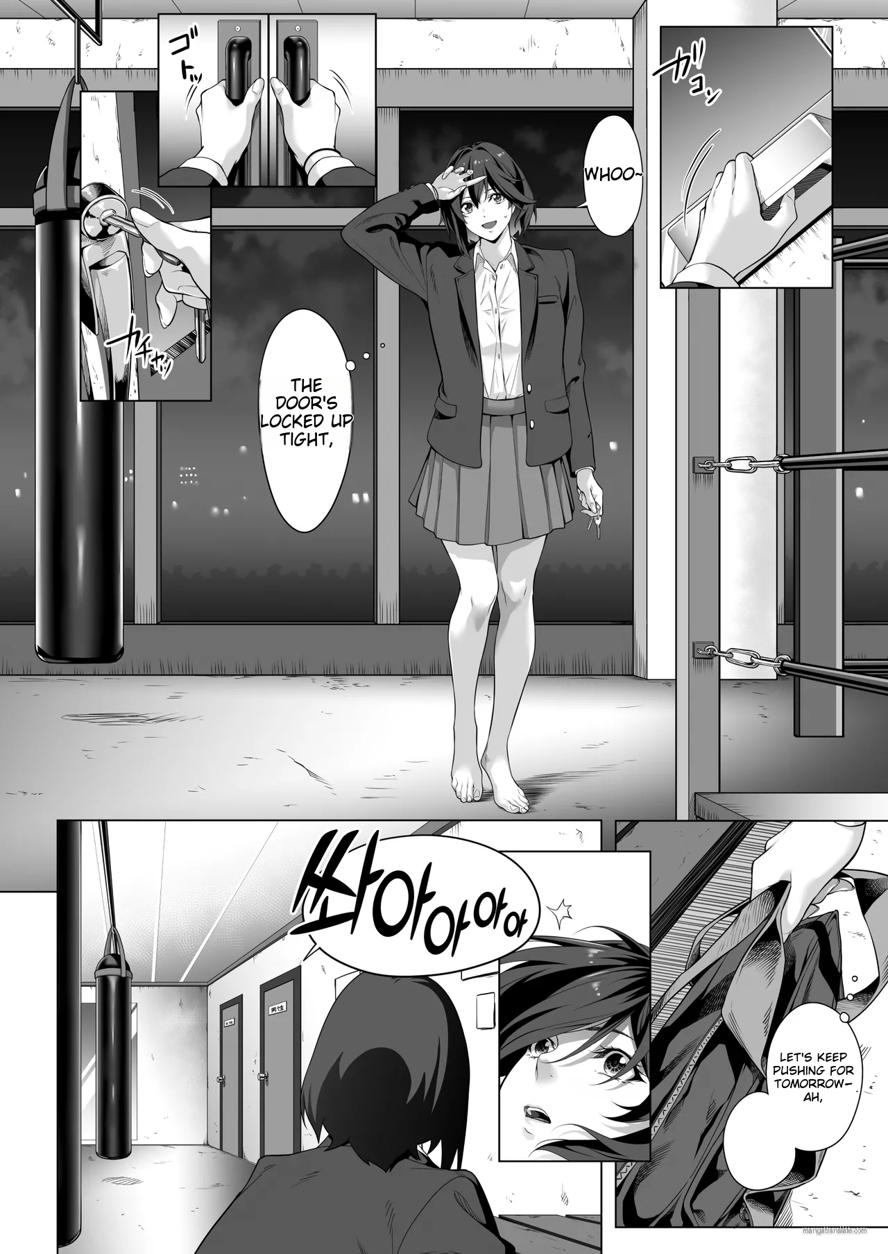 Hentai Manga Comic-On a shivering night... ~The reason why I gave my body to a scumbag junior~-Chapter 1-19